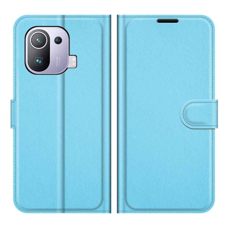 For Xiaomi Mi 11 Pro Litchi Texture Horizontal Flip Protective Case with Holder & Card Slots & Wallet