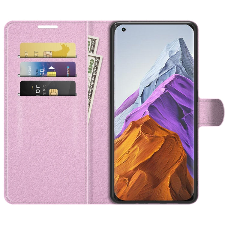 For Xiaomi Mi 11 Pro Litchi Texture Horizontal Flip Protective Case with Holder & Card Slots & Wallet