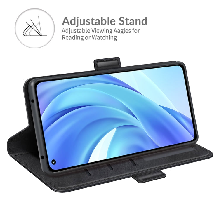 For Xiaomi Mi 11 Lite 4G / 5G Dual-side Magnetic Buckle Horizontal Flip Leather Case with Holder & Card Slots & Wallet