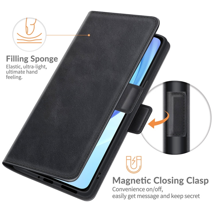 For Xiaomi Mi 11 Lite 4G / 5G Dual-side Magnetic Buckle Horizontal Flip Leather Case with Holder & Card Slots & Wallet