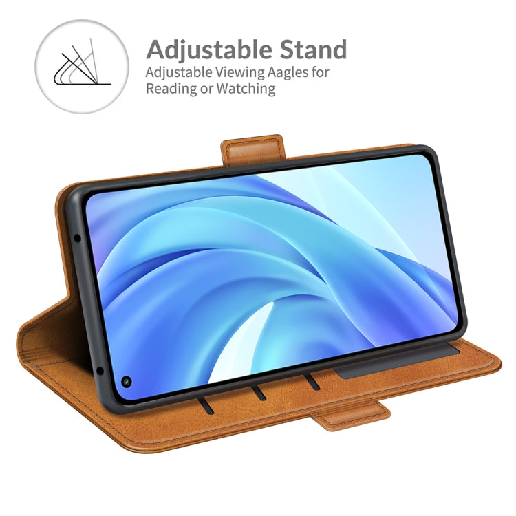 For Xiaomi Mi 11 Lite 4G / 5G Dual-side Magnetic Buckle Horizontal Flip Leather Case with Holder & Card Slots & Wallet