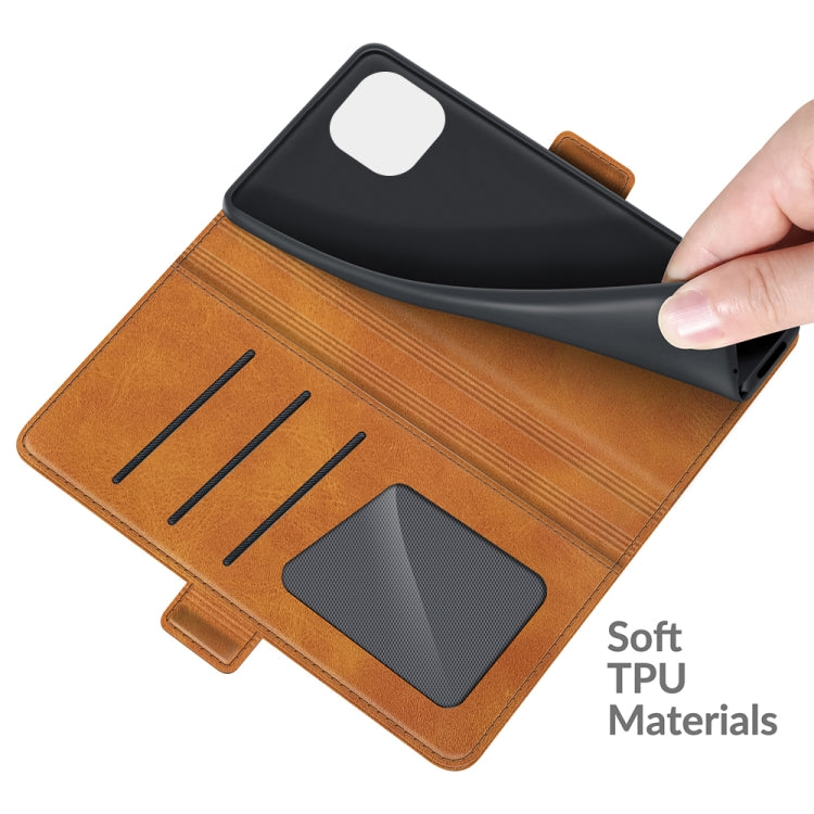 For Xiaomi Mi 11 Lite 4G / 5G Dual-side Magnetic Buckle Horizontal Flip Leather Case with Holder & Card Slots & Wallet