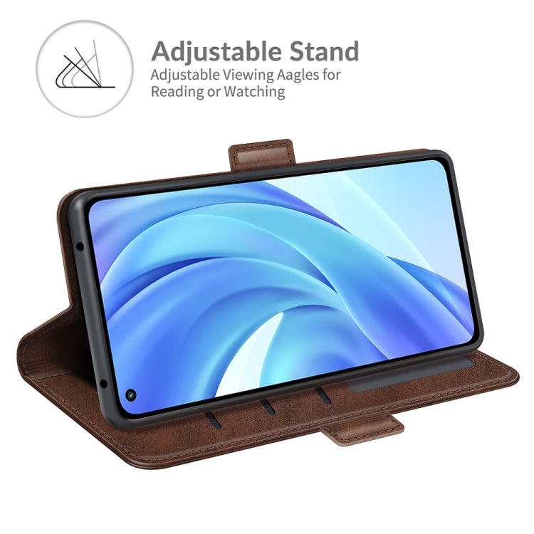 For Xiaomi Mi 11 Lite 4G / 5G Dual-side Magnetic Buckle Horizontal Flip Leather Case with Holder & Card Slots & Wallet