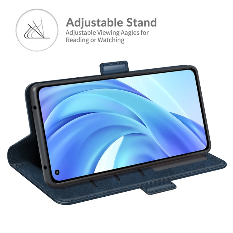 For Xiaomi Mi 11 Lite 4G / 5G Dual-side Magnetic Buckle Horizontal Flip Leather Case with Holder & Card Slots & Wallet