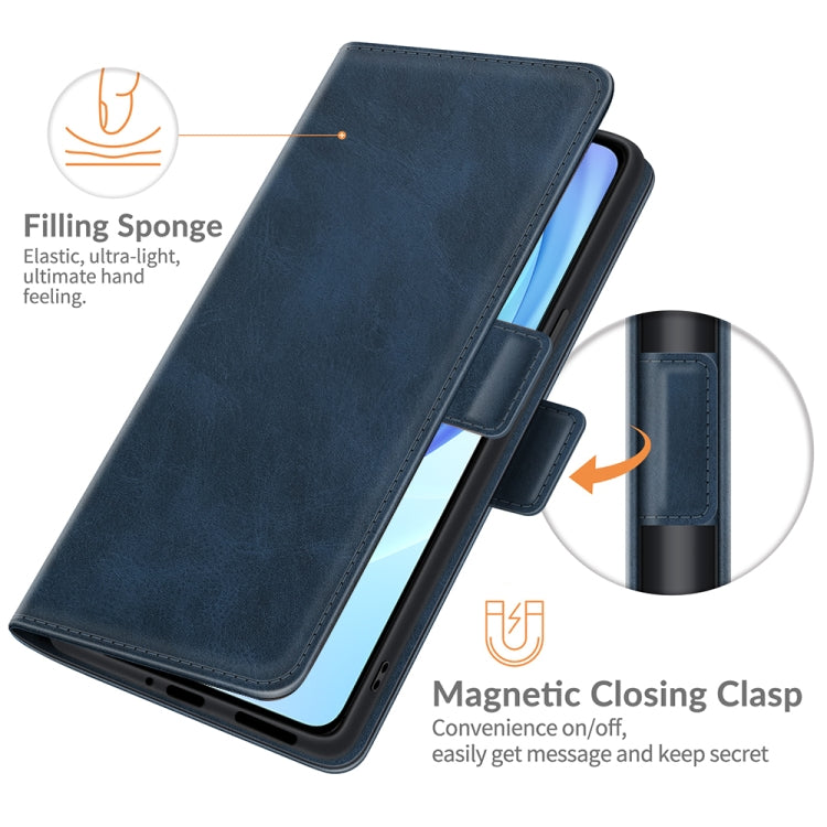 For Xiaomi Mi 11 Lite 4G / 5G Dual-side Magnetic Buckle Horizontal Flip Leather Case with Holder & Card Slots & Wallet