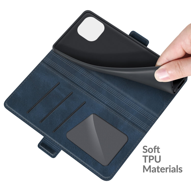 For Xiaomi Mi 11 Lite 4G / 5G Dual-side Magnetic Buckle Horizontal Flip Leather Case with Holder & Card Slots & Wallet