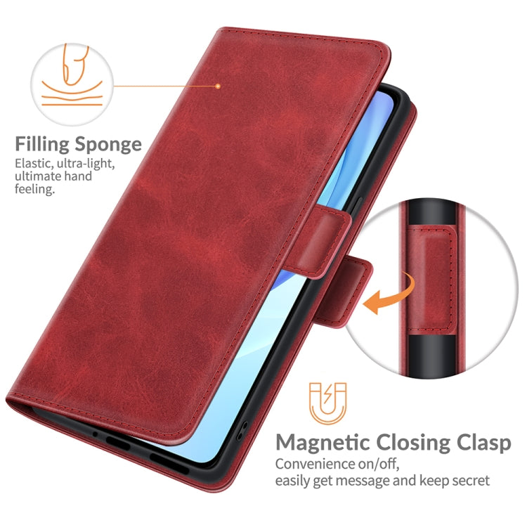 For Xiaomi Mi 11 Lite 4G / 5G Dual-side Magnetic Buckle Horizontal Flip Leather Case with Holder & Card Slots & Wallet
