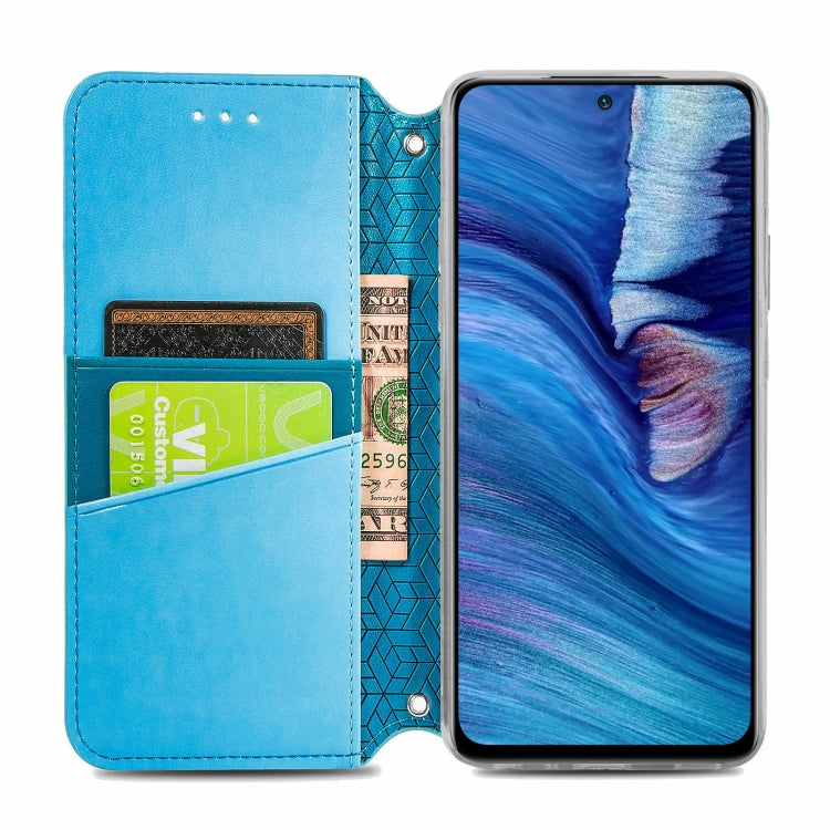 For Xiaomi Redmi Note 10 5G Blooming Mandala Embossed Pattern Magnetic Horizontal Flip Leather Case with Holder & Card Slots & Wallet