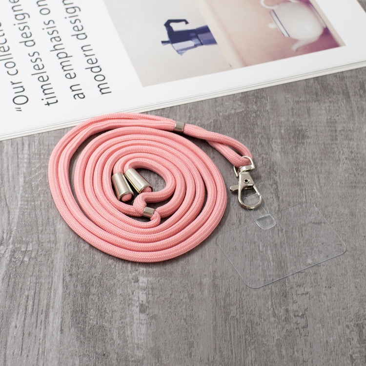 For Xiaomi Mi 11 Transparent PC+TPU Phone Case with Contrast Color Button & Neck Lanyard