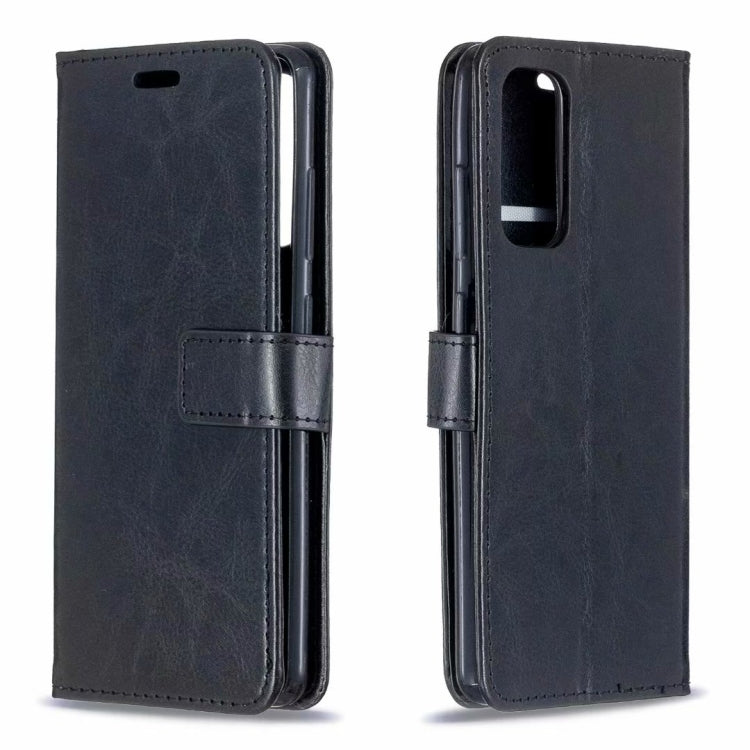 For Motorola Moto G100 Crazy Horse Texture Horizontal Flip Leather Case with Holder & Card Slots & Wallet & Photo Frame