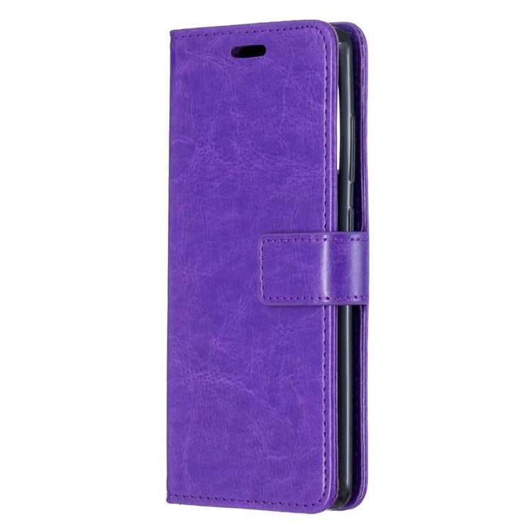 For Motorola Moto G100 Crazy Horse Texture Horizontal Flip Leather Case with Holder & Card Slots & Wallet & Photo Frame