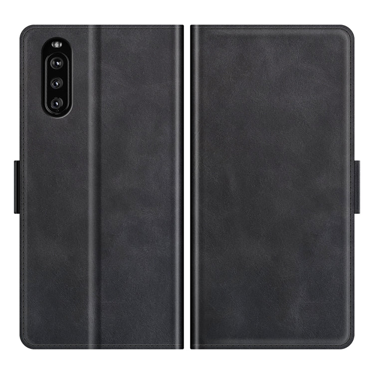 For Sony Xperia 10 III Dual-side Magnetic Buckle Horizontal Flip Leather Case with Holder & Card Slots & Wallet