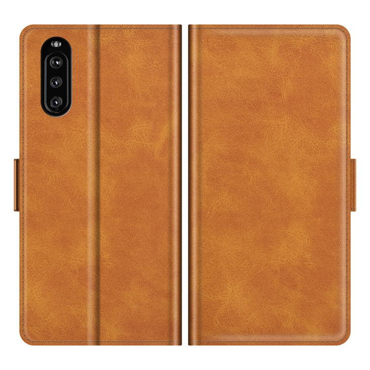 For Sony Xperia 10 III Dual-side Magnetic Buckle Horizontal Flip Leather Case with Holder & Card Slots & Wallet