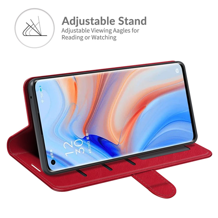 For OPPO Reno5 Pro+ / Find X3 Neo R64 Texture Single Horizontal Flip Protective Case with Holder & Card Slots & Wallet& Photo Frame