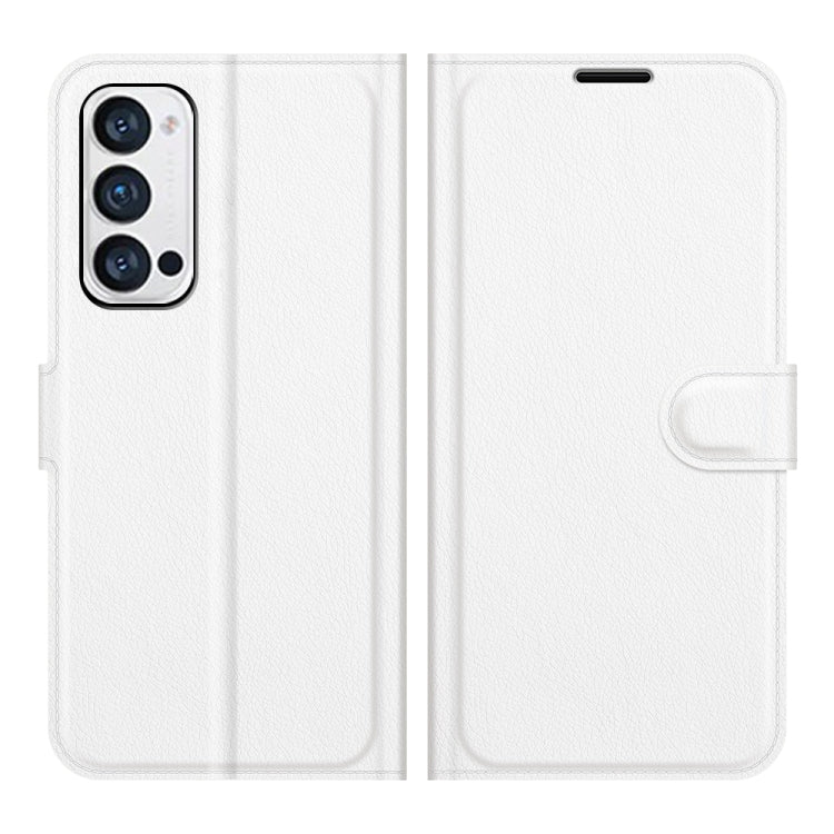 For OPPO Reno5 Pro+ / Find X3 Neo Litchi Texture Horizontal Flip Protective Case with Holder & Card Slots & Wallet