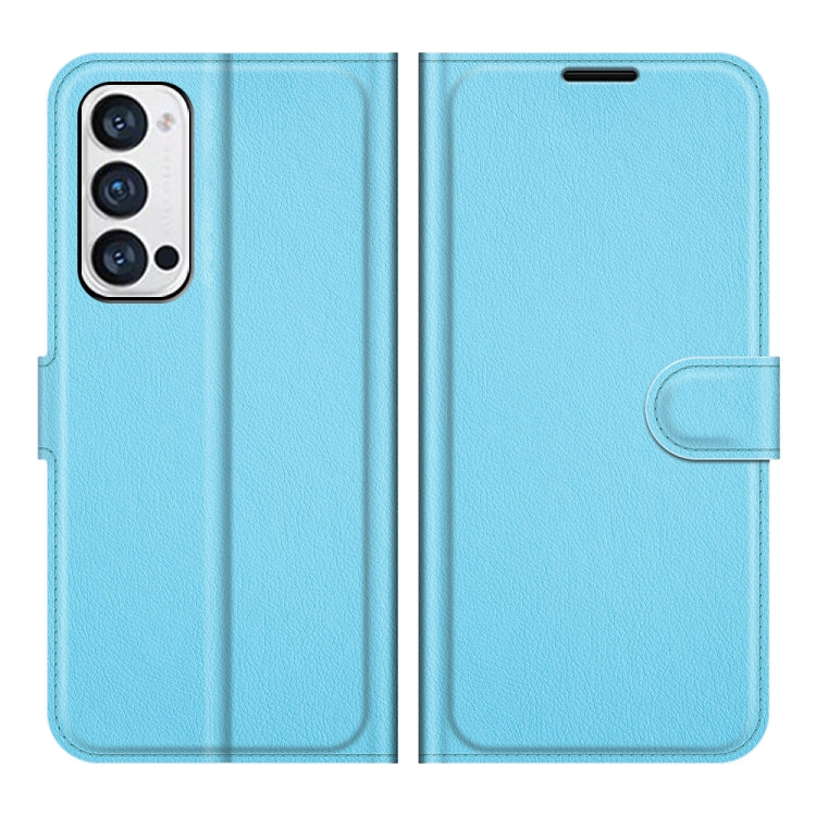 For OPPO Reno5 Pro+ / Find X3 Neo Litchi Texture Horizontal Flip Protective Case with Holder & Card Slots & Wallet