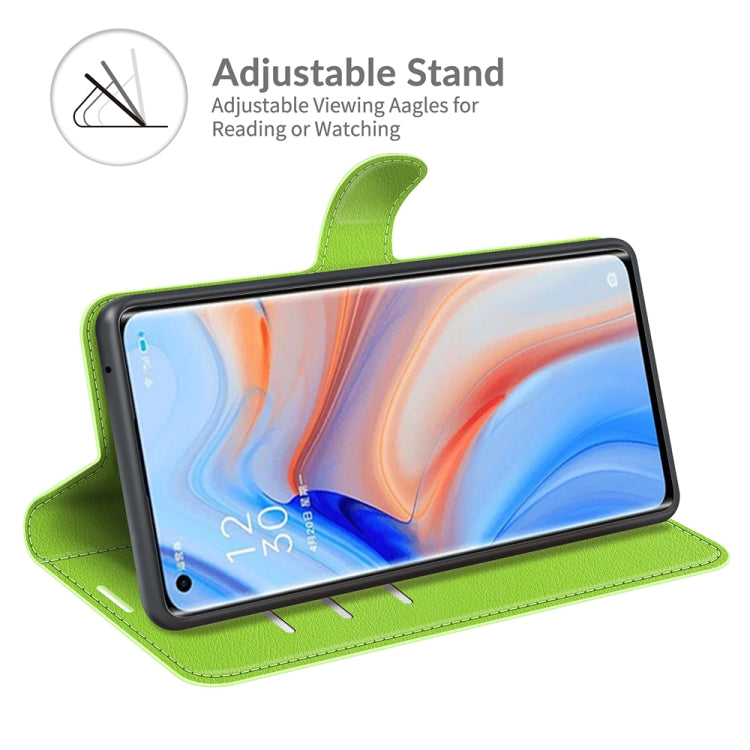 For OPPO Reno5 Pro+ / Find X3 Neo Litchi Texture Horizontal Flip Protective Case with Holder & Card Slots & Wallet