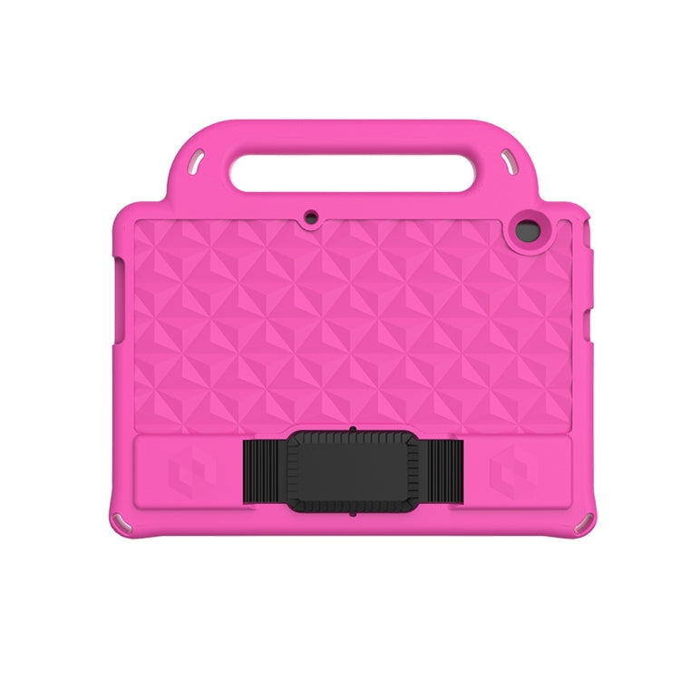 For Huawei MediaPad T3 10 9.6 inch Diamond Series EVA Anti-Fall Shockproof Sleeve Protective Shell Case with Holder & Strap