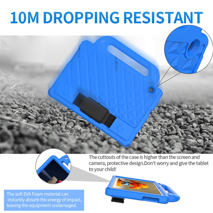 For Huawei MediaPad T3 10 9.6 inch Diamond Series EVA Anti-Fall Shockproof Sleeve Protective Shell Case with Holder & Strap