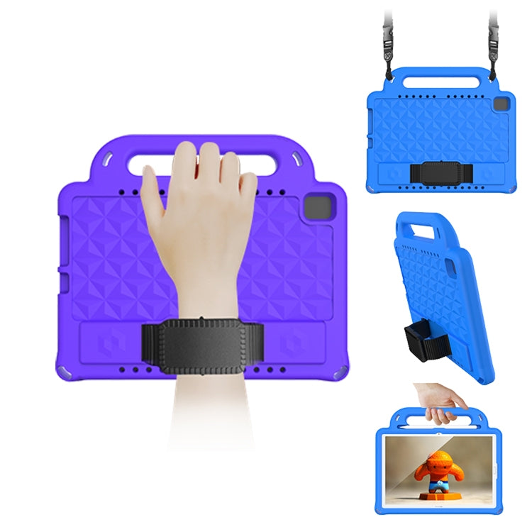 For Huawei MediaPad M6 10.8 Diamond Series EVA Anti-Fall Shockproof Sleeve Protective Shell Case with Holder & Strap