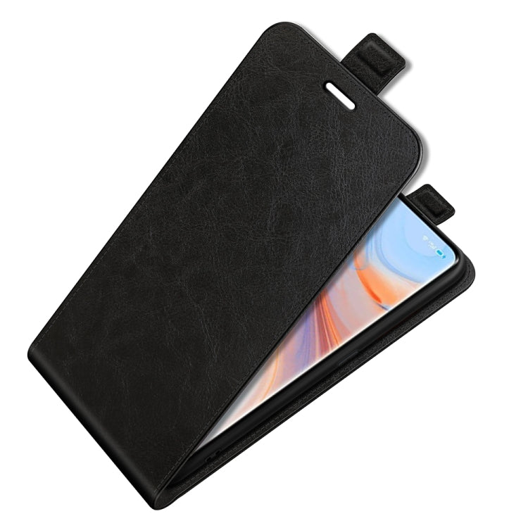 For OPPO Reno5 Pro+ / Find X3 Neo R64 Texture Single Vertical Flip Leather Protective Case with Card Slots & Photo Frame