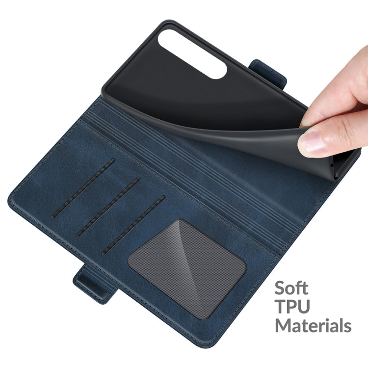 For Sony Xperia 1 III Dual-side Magnetic Buckle Horizontal Flip Leather Case with Holder & Card Slots & Wallet