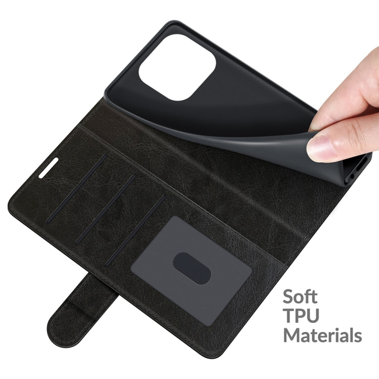 For Xiaomi Mi 11 Pro 5G / 4G R64 Texture Single Horizontal Flip Protective Case with Holder & Card Slots & Wallet& Photo Frame