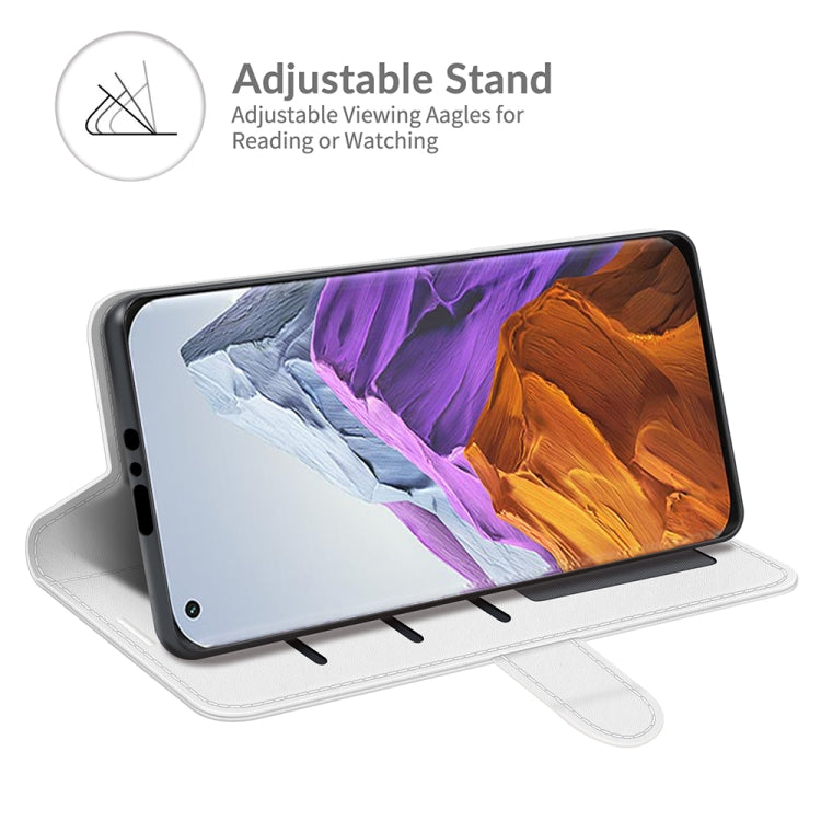 For Xiaomi Mi 11 Pro 5G / 4G R64 Texture Single Horizontal Flip Protective Case with Holder & Card Slots & Wallet& Photo Frame