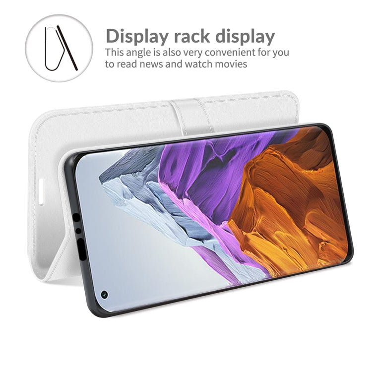 For Xiaomi Mi 11 Pro 5G / 4G R64 Texture Single Horizontal Flip Protective Case with Holder & Card Slots & Wallet& Photo Frame