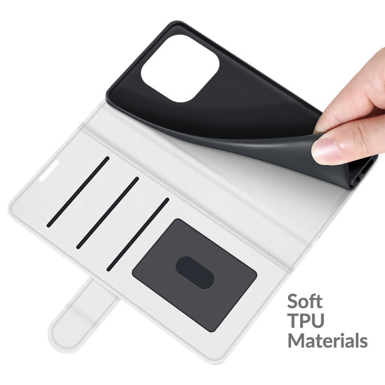 For Xiaomi Mi 11 Pro 5G / 4G R64 Texture Single Horizontal Flip Protective Case with Holder & Card Slots & Wallet& Photo Frame