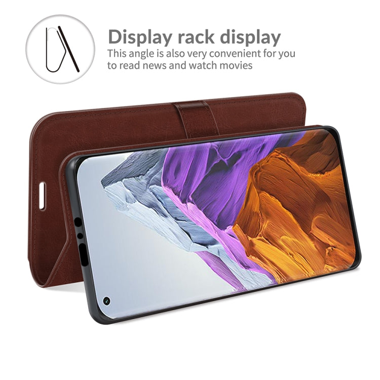 For Xiaomi Mi 11 Pro 5G / 4G R64 Texture Single Horizontal Flip Protective Case with Holder & Card Slots & Wallet& Photo Frame