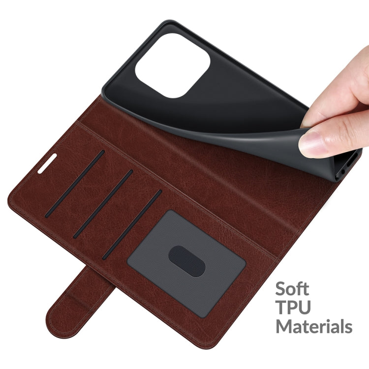 For Xiaomi Mi 11 Pro 5G / 4G R64 Texture Single Horizontal Flip Protective Case with Holder & Card Slots & Wallet& Photo Frame