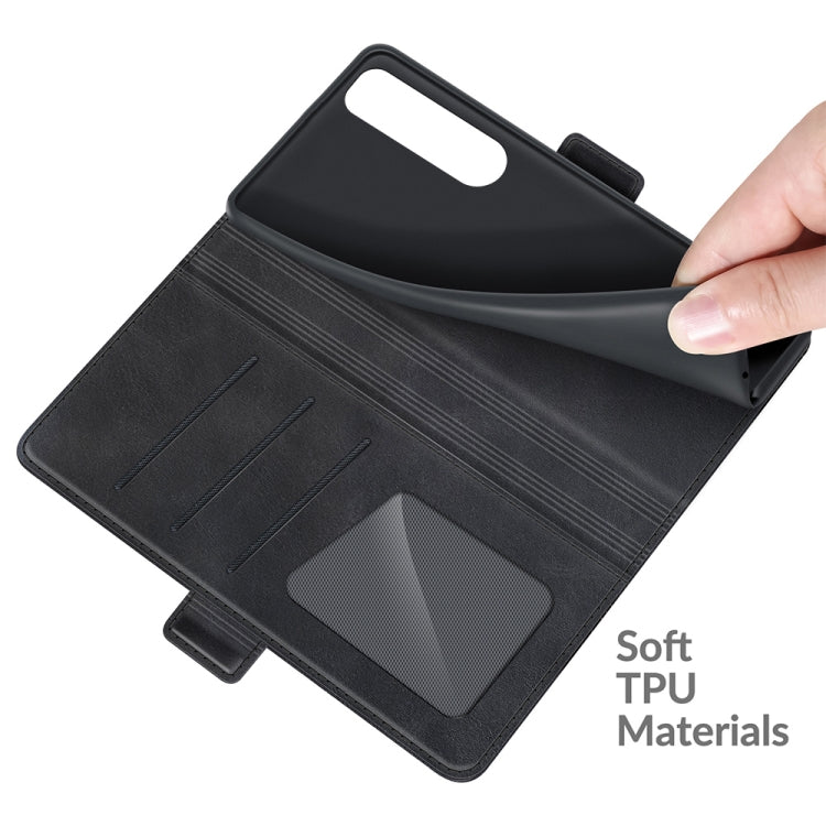 For Sony Xperia 5 III Dual-side Magnetic Buckle Horizontal Flip Leather Case with Holder & Card Slots & Wallet