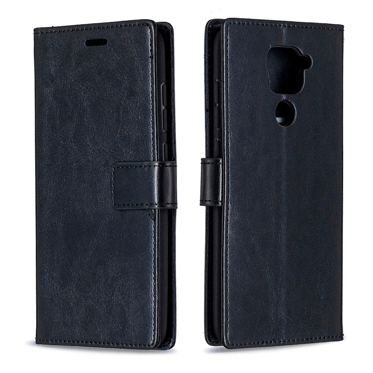 For Xiaomi Redmi Note 9 5G Crazy Horse Texture Horizontal Flip Leather Case with Holder & Card Slots & Wallet & Photo Frame