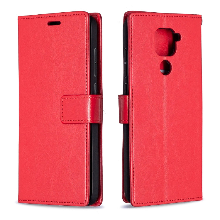For Xiaomi Redmi Note 9 5G Crazy Horse Texture Horizontal Flip Leather Case with Holder & Card Slots & Wallet & Photo Frame