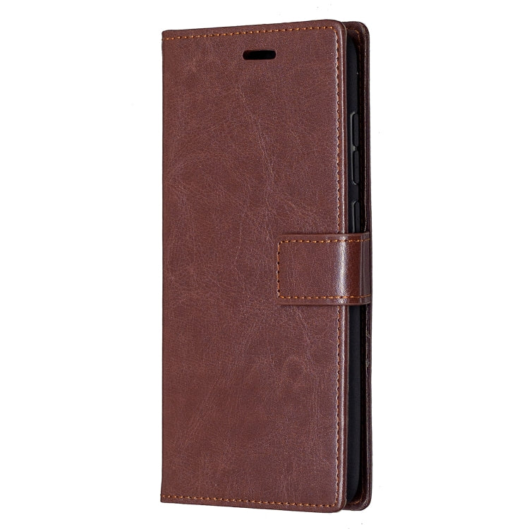 For Xiaomi Redmi Note 9 5G Crazy Horse Texture Horizontal Flip Leather Case with Holder & Card Slots & Wallet & Photo Frame