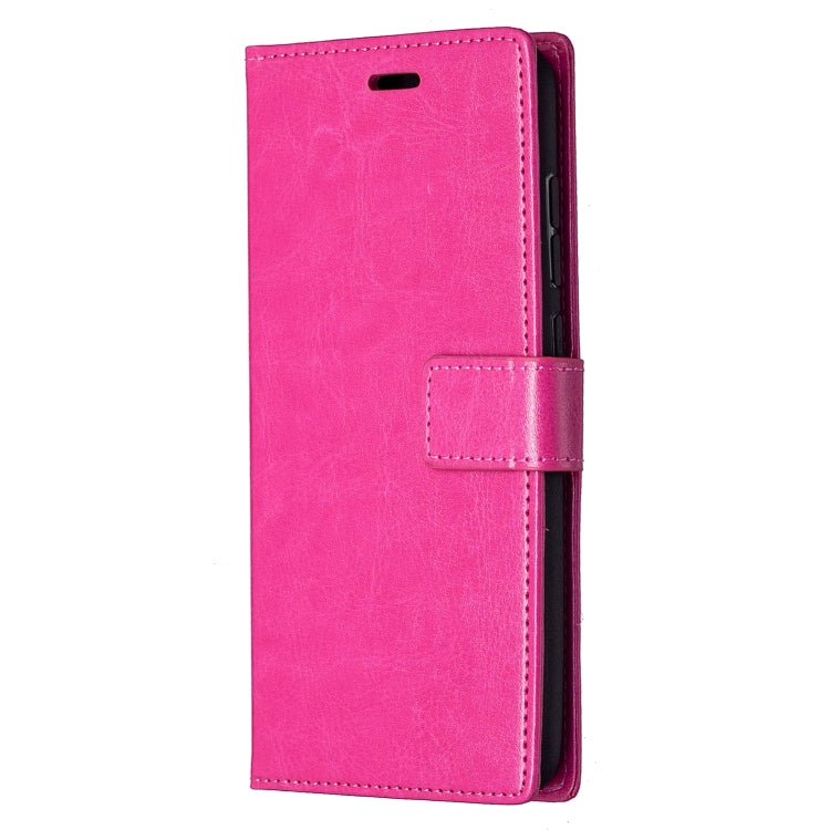 For Xiaomi Redmi Note 9 5G Crazy Horse Texture Horizontal Flip Leather Case with Holder & Card Slots & Wallet & Photo Frame