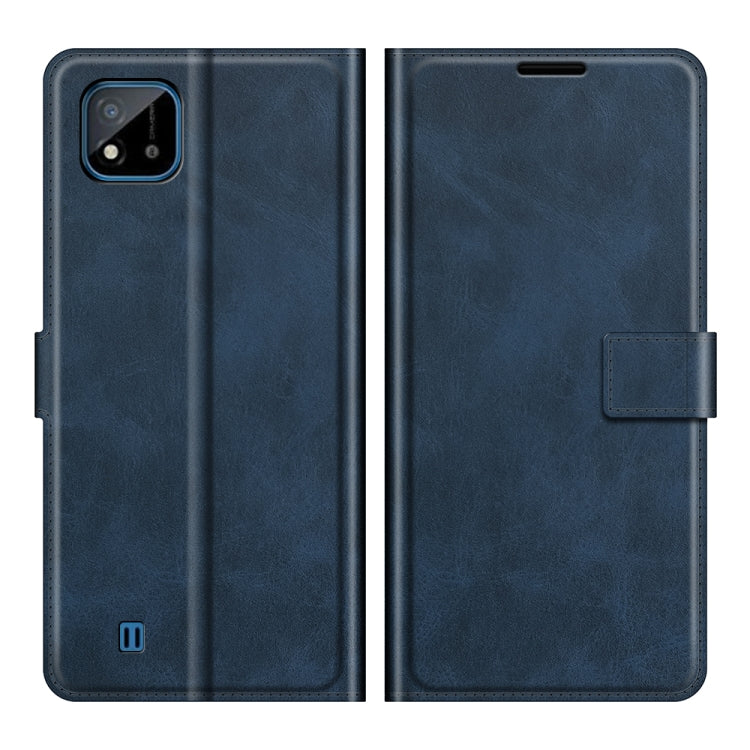 For OPPO Realme C11 2021 Retro Calf Pattern Buckle Horizontal Flip Leather Case with Holder & Card Slots & Wallet