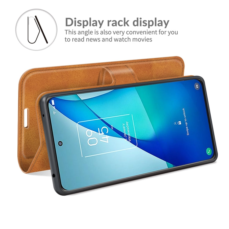 For TCL 20S / 20 5G /20L / 20L+ Retro Calf Pattern Buckle Horizontal Flip Leather Case with Holder & Card Slots & Wallet