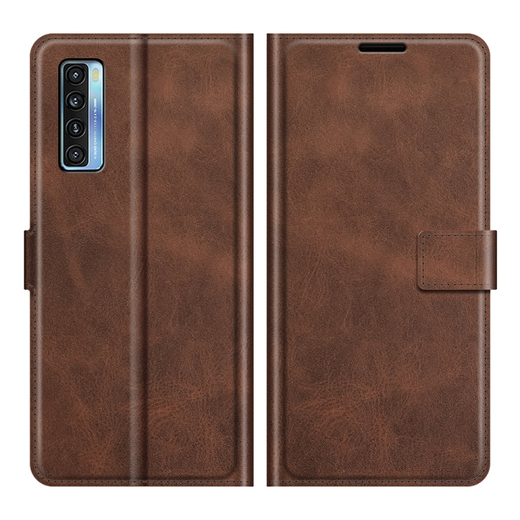 For TCL 20S / 20 5G /20L / 20L+ Retro Calf Pattern Buckle Horizontal Flip Leather Case with Holder & Card Slots & Wallet