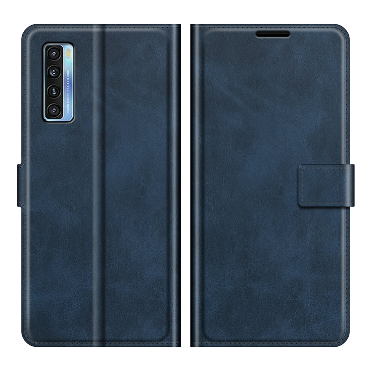 For TCL 20S / 20 5G /20L / 20L+ Retro Calf Pattern Buckle Horizontal Flip Leather Case with Holder & Card Slots & Wallet