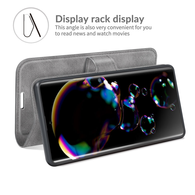 For Sharp Aquos R6 Retro Calf Pattern Buckle Horizontal Flip Leather Case with Holder & Card Slots & Wallet