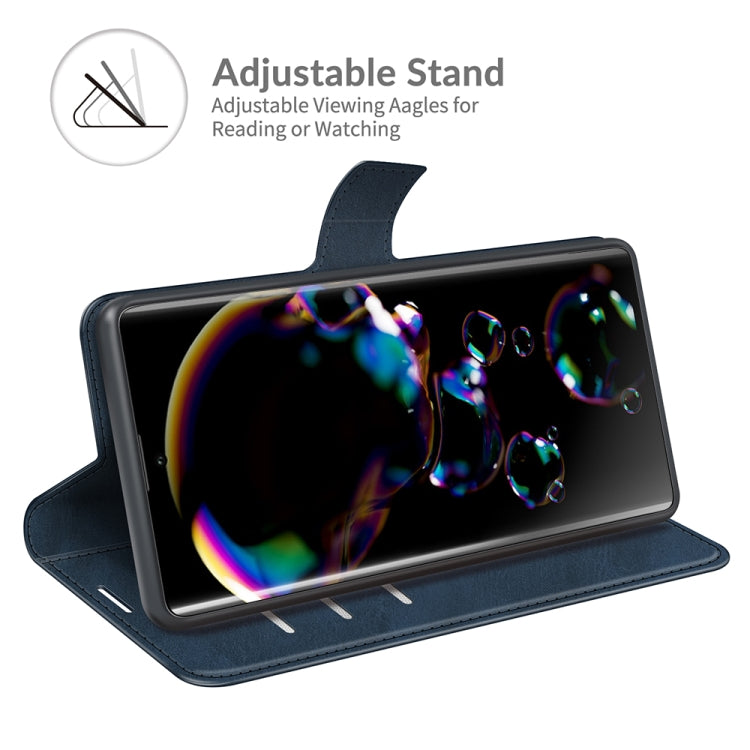 For Sharp Aquos R6 Retro Calf Pattern Buckle Horizontal Flip Leather Case with Holder & Card Slots & Wallet