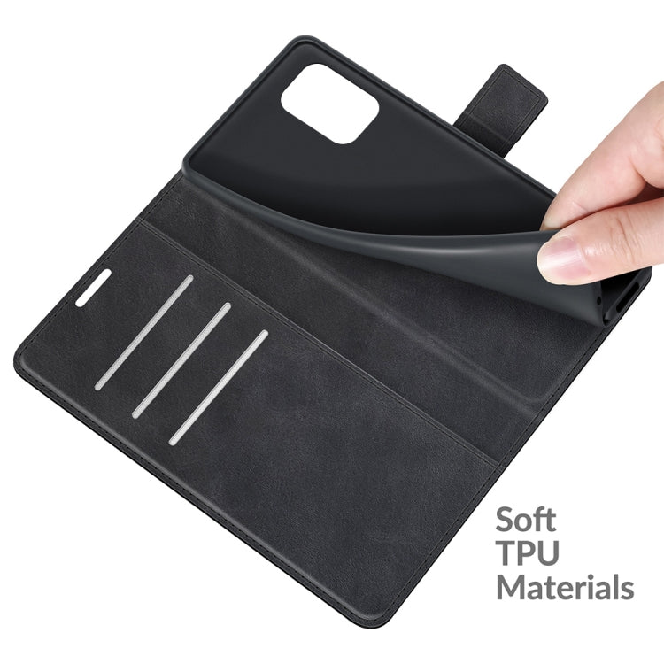 For ASUS Zenfone 8 ZS590KS Retro Calf Pattern Buckle Horizontal Flip Leather Case with Holder & Card Slots & Wallet