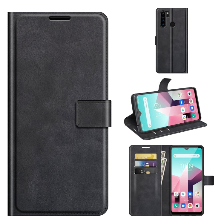 For Blackview A80 Plus / A80 Pro Retro Calf Pattern Buckle Horizontal Flip Leather Case with Holder & Card Slots & Wallet