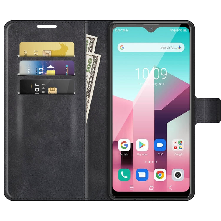 For Blackview A80 Plus / A80 Pro Retro Calf Pattern Buckle Horizontal Flip Leather Case with Holder & Card Slots & Wallet