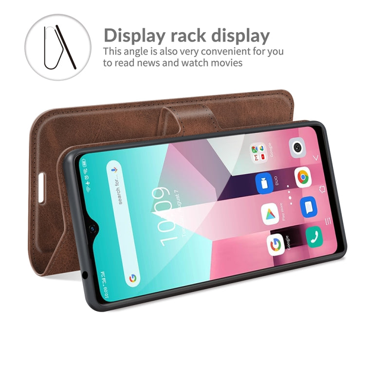 For Blackview A80 Plus / A80 Pro Retro Calf Pattern Buckle Horizontal Flip Leather Case with Holder & Card Slots & Wallet
