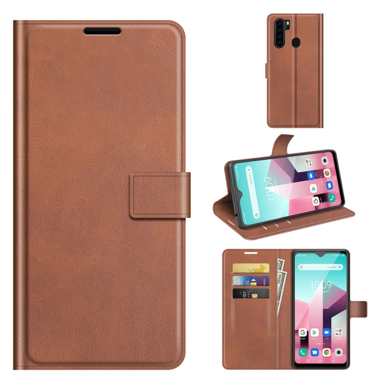 For Blackview A80 Plus / A80 Pro Retro Calf Pattern Buckle Horizontal Flip Leather Case with Holder & Card Slots & Wallet