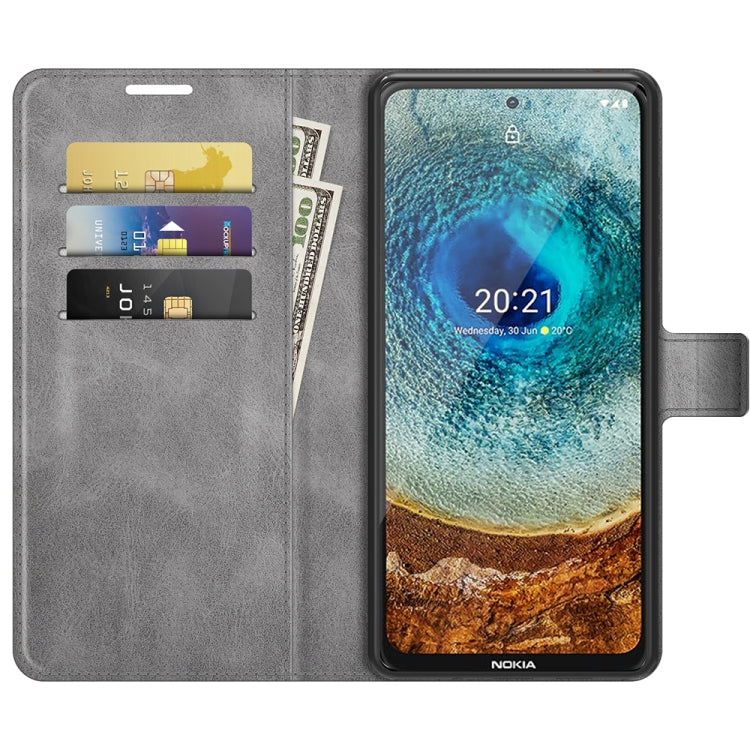 For Nokia X10 / X20 Retro Calf Pattern Buckle Horizontal Flip Leather Case with Holder & Card Slots & Wallet