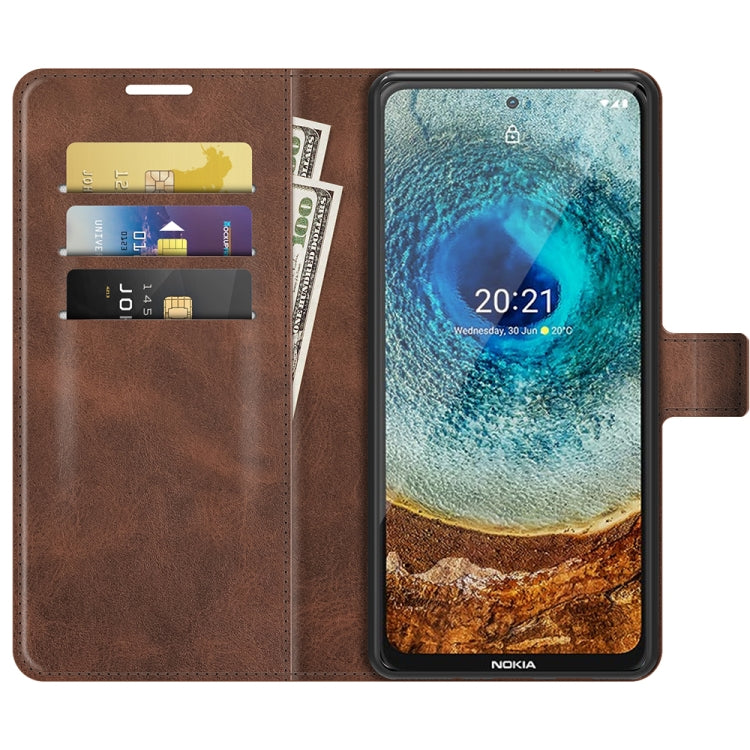 For Nokia X10 / X20 Retro Calf Pattern Buckle Horizontal Flip Leather Case with Holder & Card Slots & Wallet